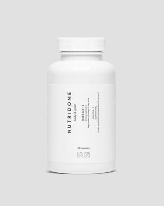 Omega-3 Nutridome за имунитет и правилно функциониране на мозъка, сърцето и зрението 60 капсули - 1