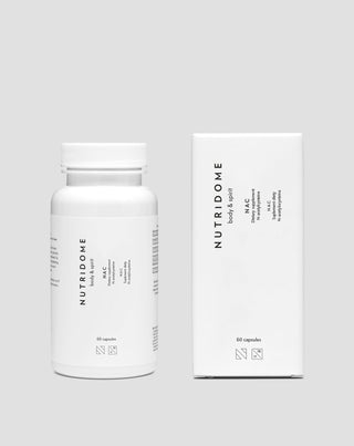 NAC N-ацетилцистеин силен антиоксидант за подпомагане на регенерацията хранителна добавка Nutridome 60 капсули - 2