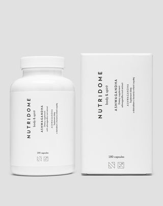 Ashwagandha indyjski żeń-szeń tabletki redukujące stres Nutridome 180 kapsułek_2 - 3