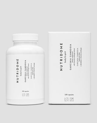 Гарциния Камбоджа 1500 mg/ден таблетки за подпомагане на храносмилането Nutridome 180 капсули - 2