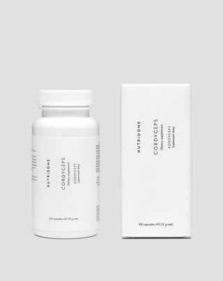Екстракт от кордицепс 1200mg 7% кордицепсова киселина енергия имунитет Nutridome 60 капсули