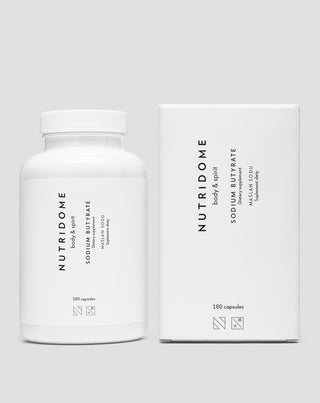 Maślan sodu 620 mg/dzień na jelita, stany zapalne i zaburzenia flory bakteryjnej Nutridome 180 szt_2 - 2