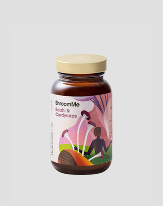 Хранителна добавка подобряваща концентрацията ShroomMe Lion’s Mane & Chaga Health Labs Care - 1