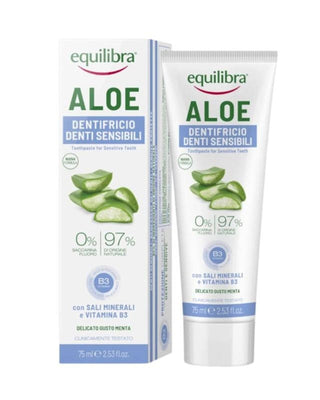 Паста за чувствителни зъби и венци с алое гел Equilibra - 1
