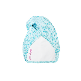 Двустранна чалма за коса Barbie Double Sided Hair Wrap Sport&Satin Blue Panther Glov - 1