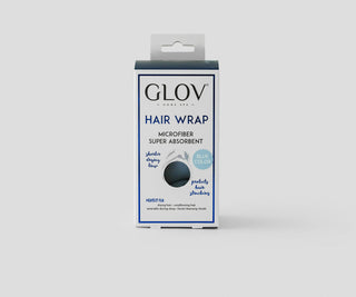 Бяла чалма за коса съкратяваща време на сушене за всеки тип коса Hair Wrap Glov - 2