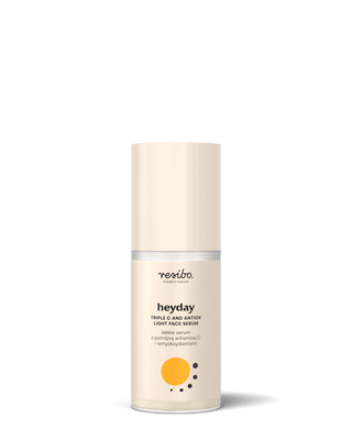 Подхранващ, озаряващ серум за лице Heyday с антиокислители и троен вит. C 30 ml Resibo - 3
