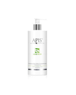 Почистващ антибактериален тоник със зелен чай Acne-Stop Home Terapis Apis - 1
