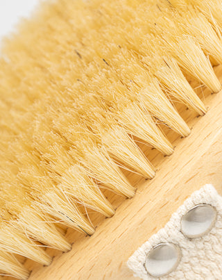 Масажна четка за тяло с естествен глигански косъм, Uddo - 2