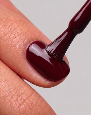 Хибриден лак за нокти UV/LED Cherry Chocolate 017 Nutridome - 3