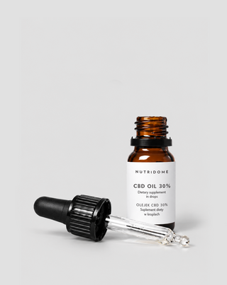 CBD масло 30% в капки, broad spectrum без THC с CBG и CBN Nutridome