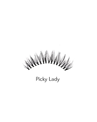 Изкуствени мигли 2d за многократна употреба леки и меки Picky Lady Bamm!Lashes - 2