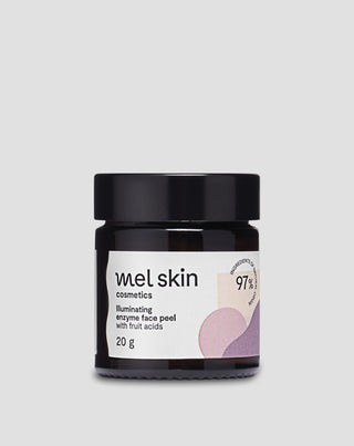 Разсветляващ ензиматичен скраб за лице с плодови киселини Mel Skin - 1