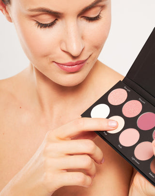 Палитра от 10 трайни сенки за очи в класически оттенъци Basic Eyeshadow Palette Nutridome - 2