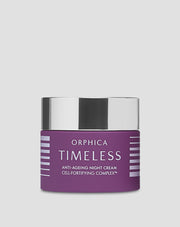 Овлажняващ нощен крем Тimeless против бръчки с азиатска центела Orphica