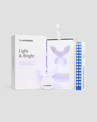Комплект за избелване на зъби с LED лампа и избелващ гел Light & Bright Smilebite - 1