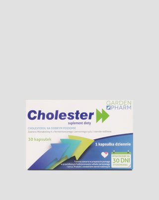 Капсули подпомагащи за поддържане на правилното ниво на холестерол Cholester GardenPharm - 1