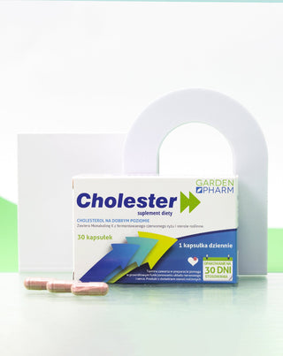 Капсули подпомагащи за поддържане на правилното ниво на холестерол Cholester GardenPharm - 2