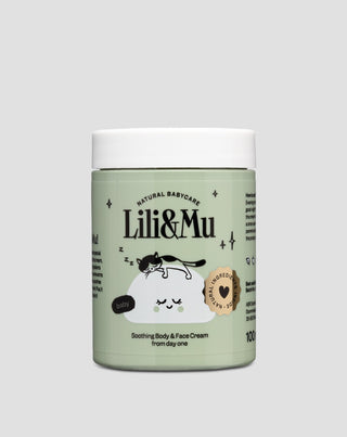 Интензивно овлажняващ крем за бебета и новородените за лицето и тялото LILI&MU - 1