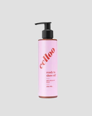Балсам за тяло против целулит с авокадо, джинджифил и кофеин Ready to show off Celloo - 1